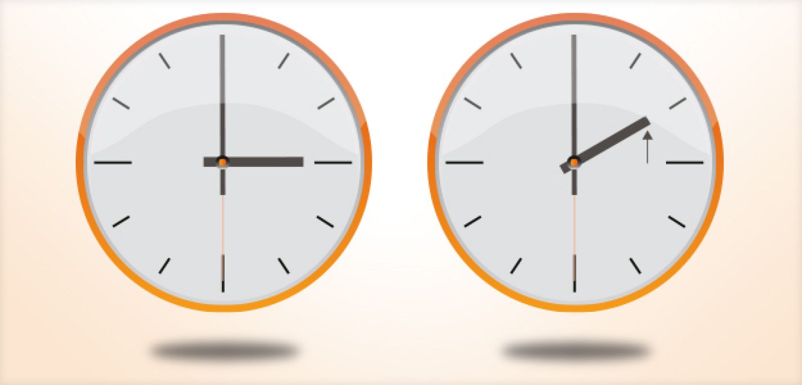 ESTE DOMINGO LOS RELOJES SE ATRASAN UNA HORA