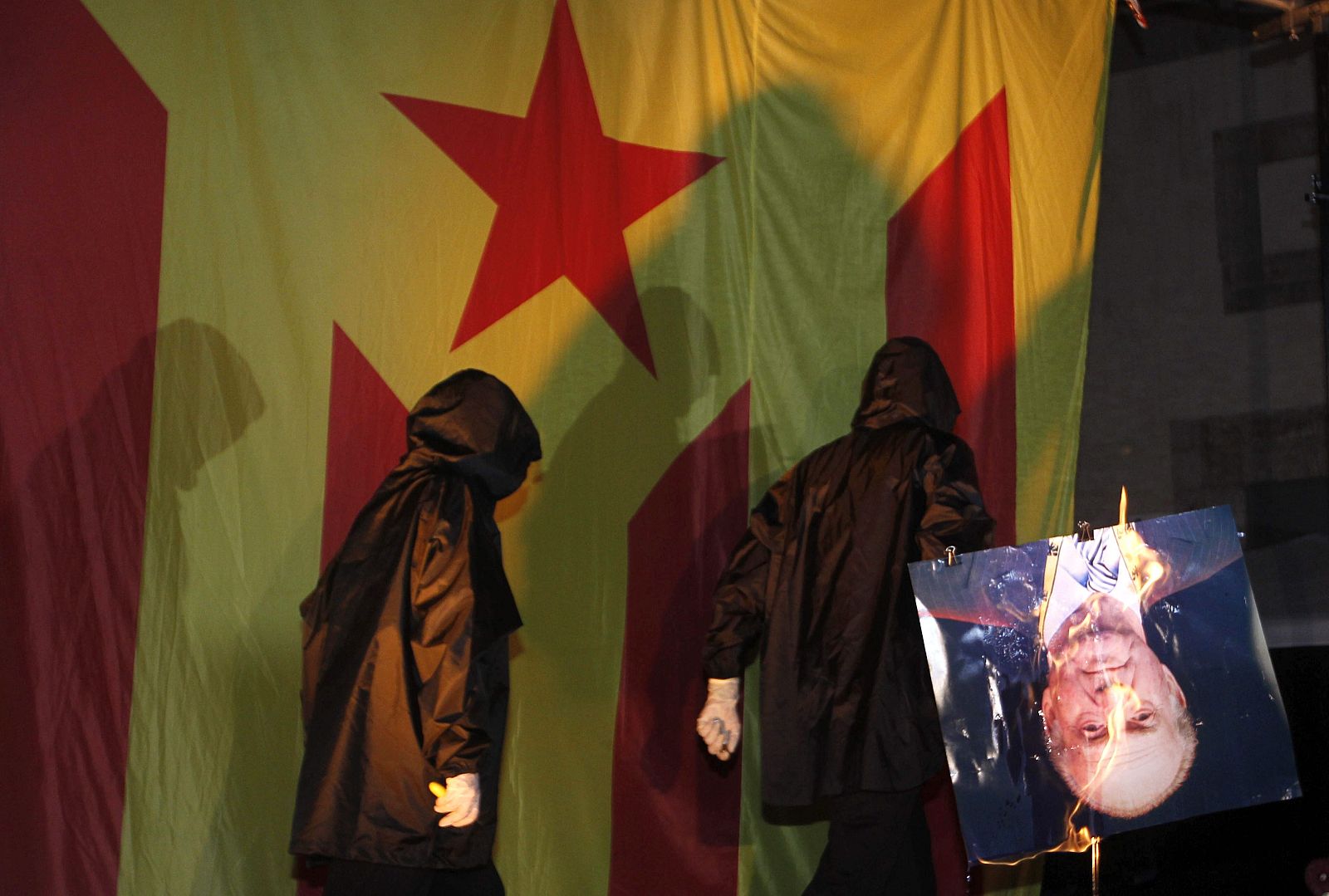 ACTO DE LA IZQUIERDA INDEPENDENTISTA AL TÉRMINO DE LA MANIFESTACIÓN DE LA DIADA