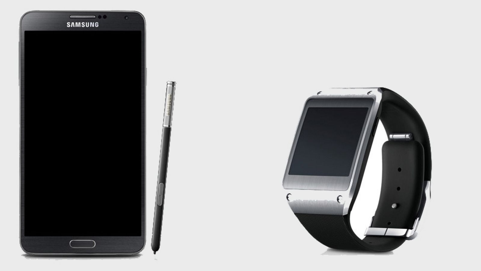 El Galaxy Note 3 y el reloj Galaxy Gear.