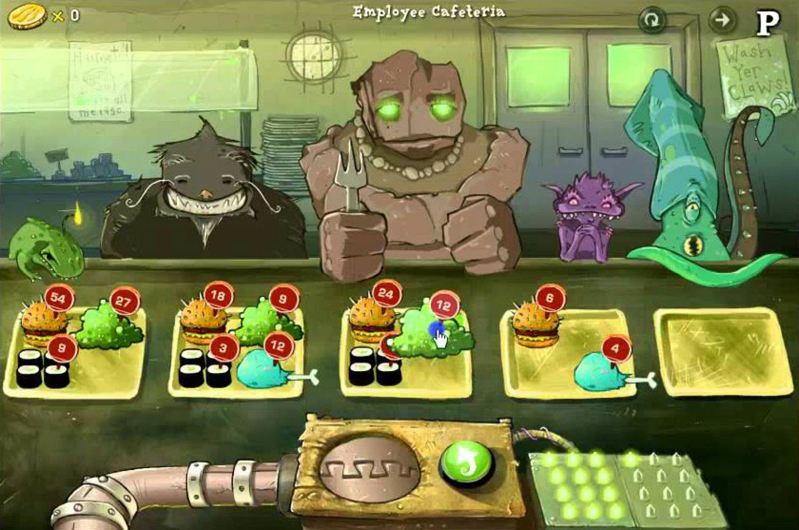 Pantalla del juego Lure of Labyrinth