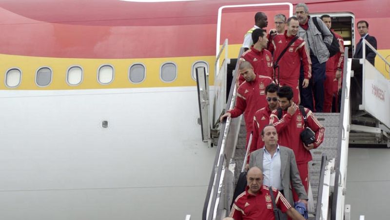 España aterriza en Malabo para enfrentarse a Guinea Ecuatorial