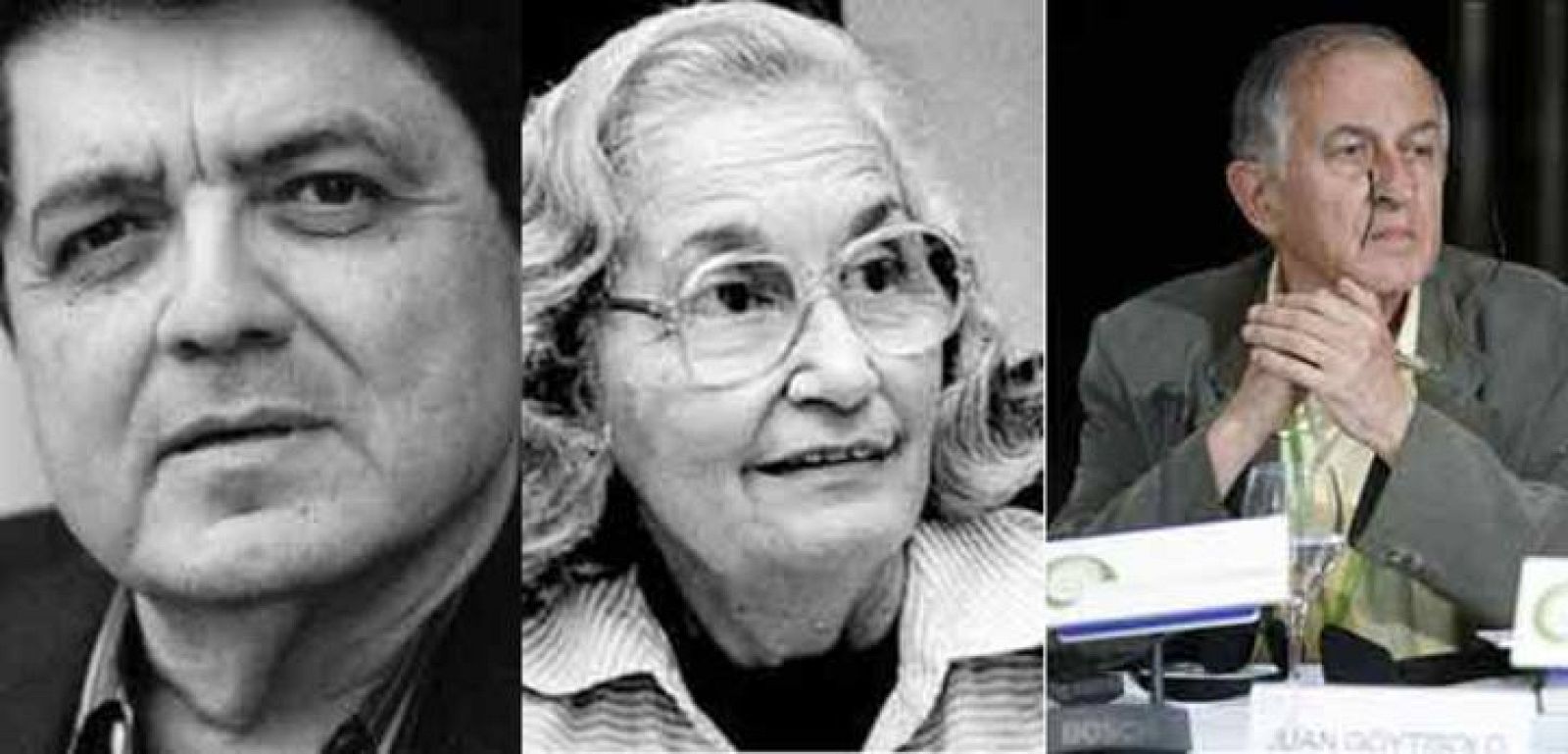 Sergio Ramirez, Fina García Marruz y Juan Goytisolo, tres candidatos al Premio Cervantes 2013.