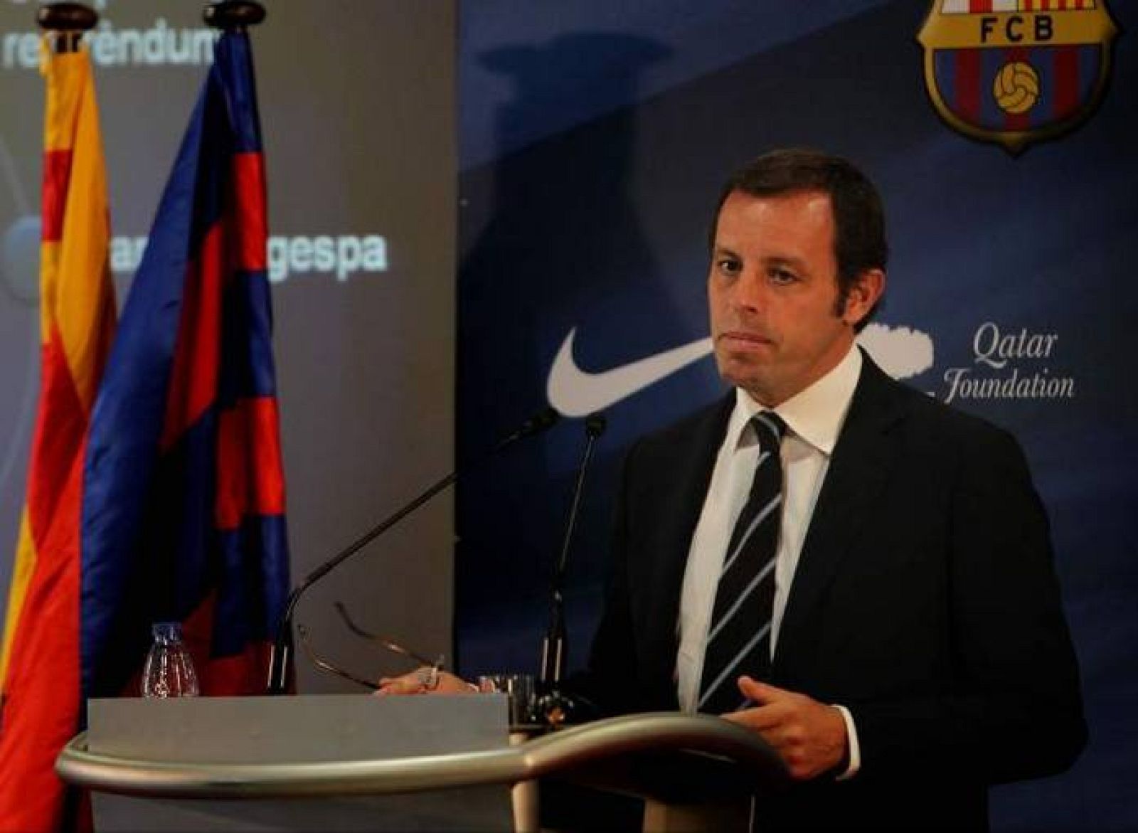 Imagen de archivo del presidente del Barça, Sandro Rosell.