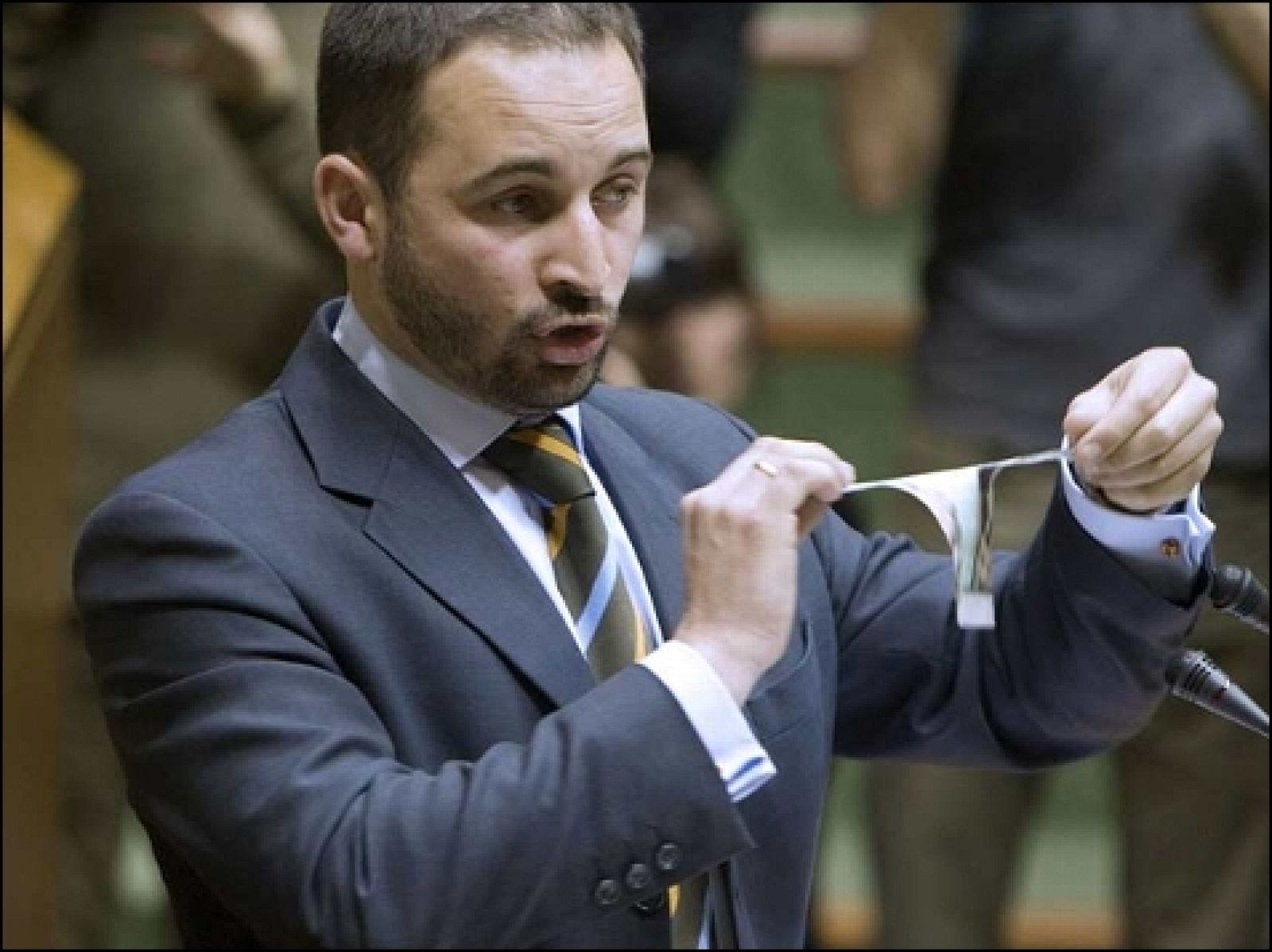 El parlamentario del PP Santiago Abascal