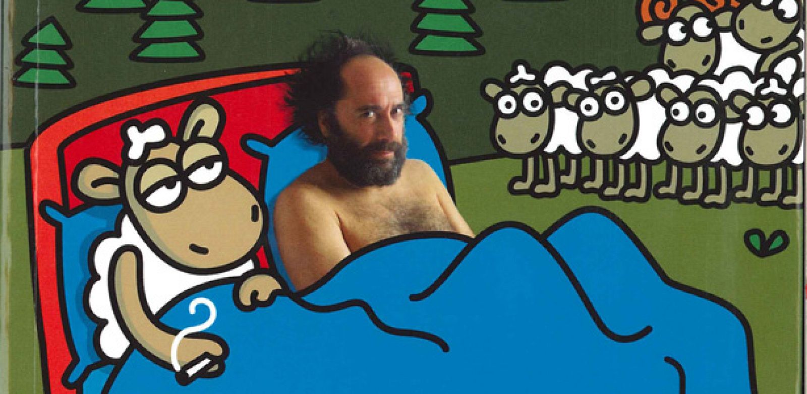 Detalle de Mikel Urmeneta en la portada del libro