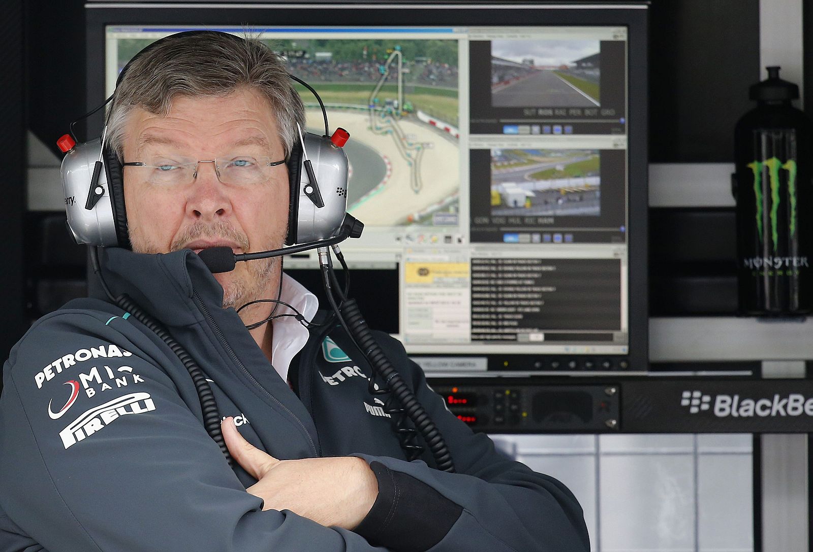 File photo of Mercedes Formula One team principal Ross Brawn at Nuerburgring racing circuit
