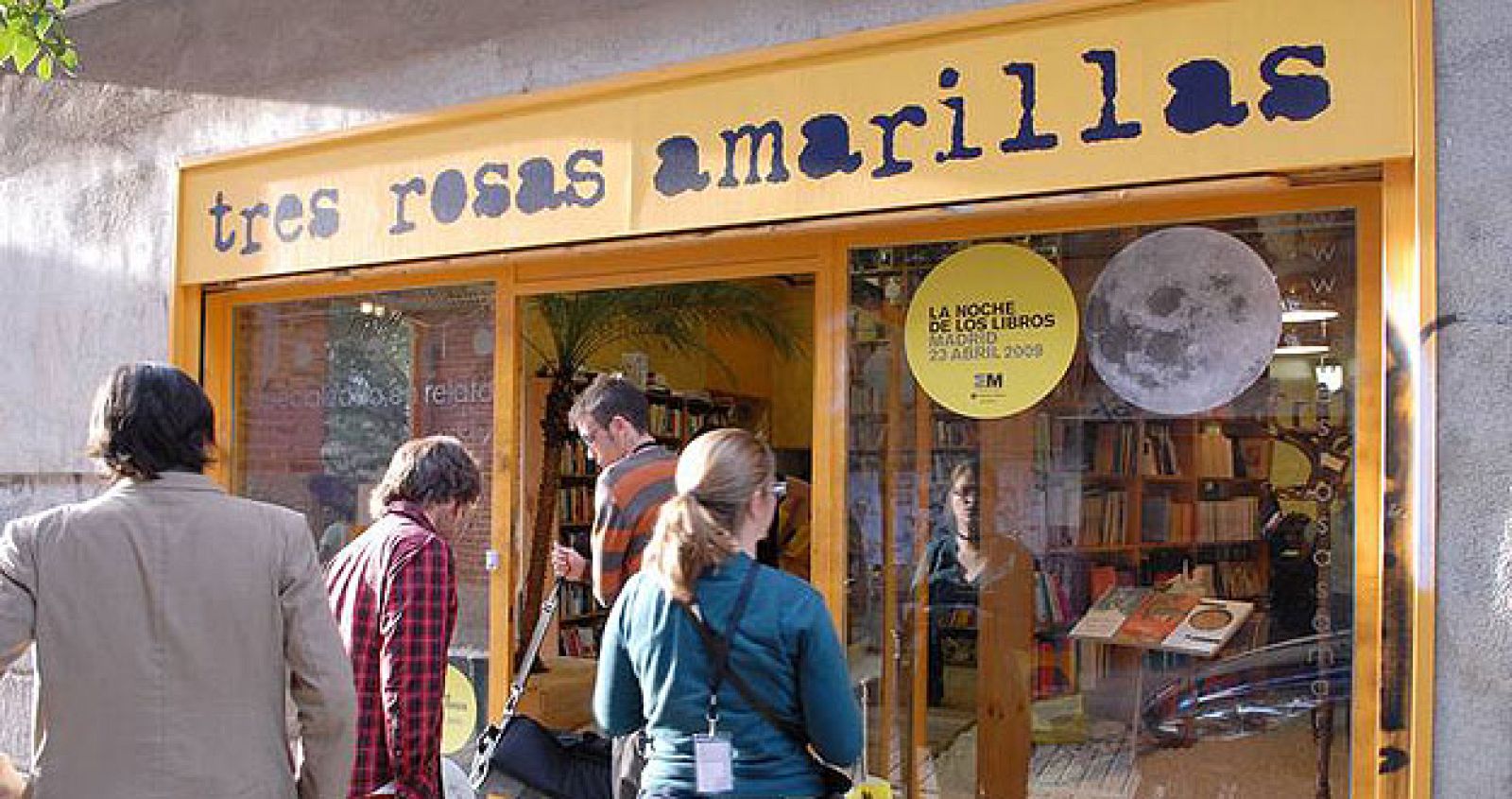 La librería Tres Rosas Amarillas, en Madrid