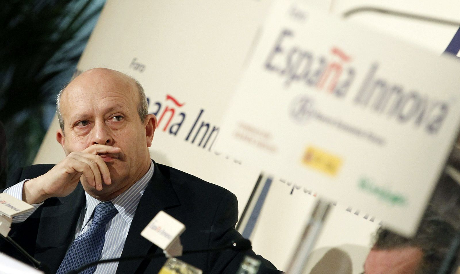 El ministro de Educación, Cultura y Deporte, José Ignacio Wert, durante un desayuno informativo.