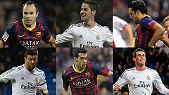 Cinco españoles, nominados a mejores centrocampistas del once mundial de la FIFA