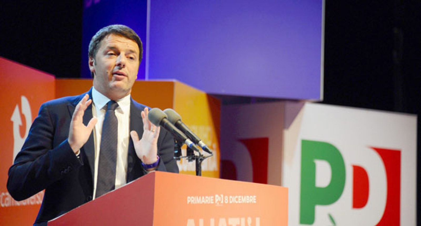 Matteo Renzi en Florencia