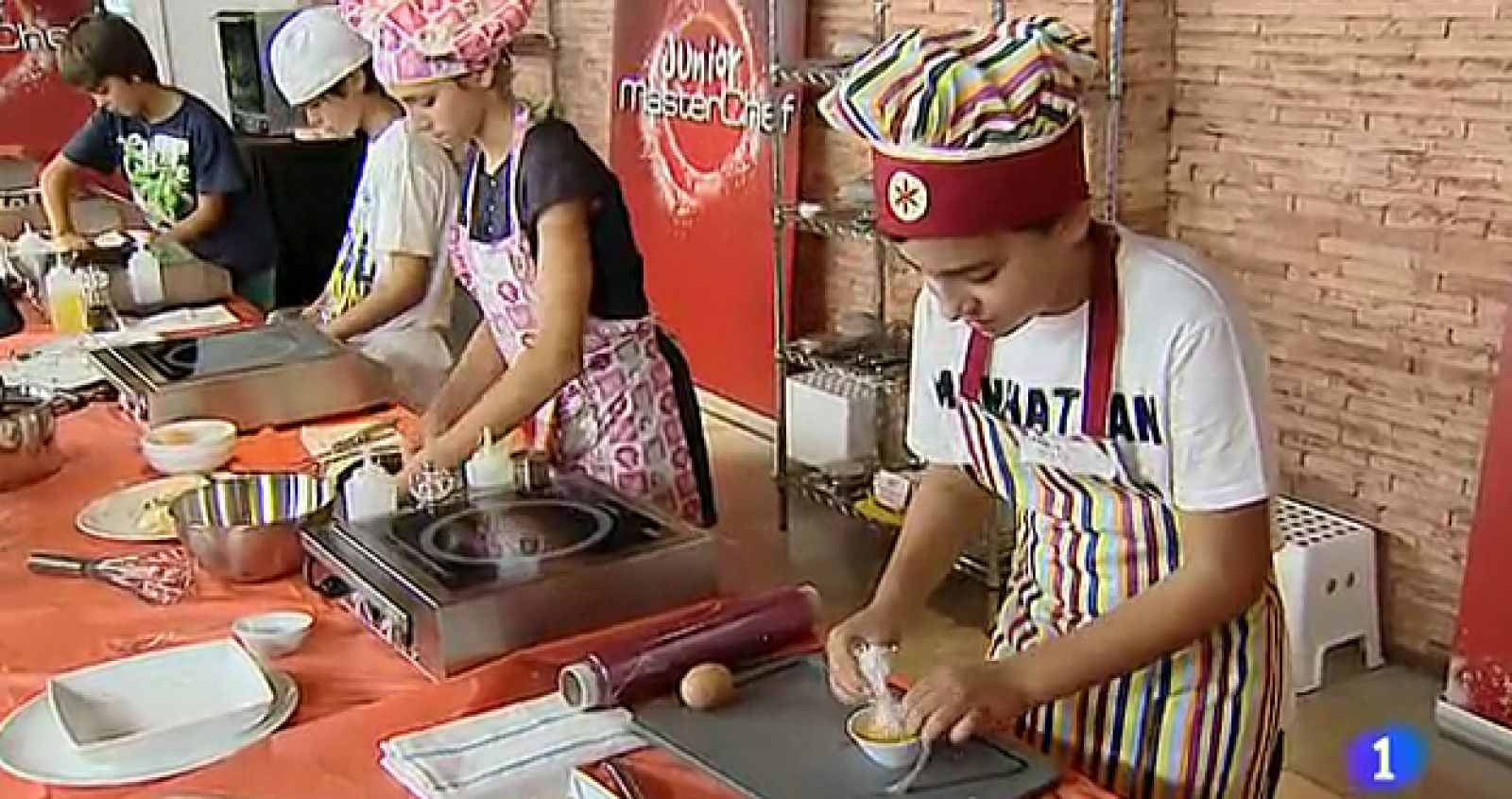 RTVE.es ofrece en exclusiva las clases de formación de MasterChef Junior