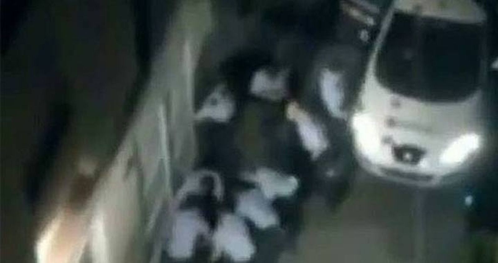 Fotograma del vídeo de los mossos reduciendo al empresario fallecido en el Raval y publicado por El País