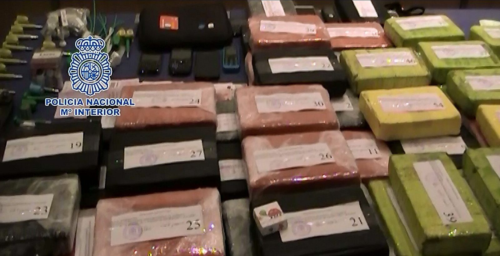 DIEZ DETENIDOS E INCAUTADOS 58,6 KILOS DE COCAÍNA EN EL PUERTO DE VALENCIA