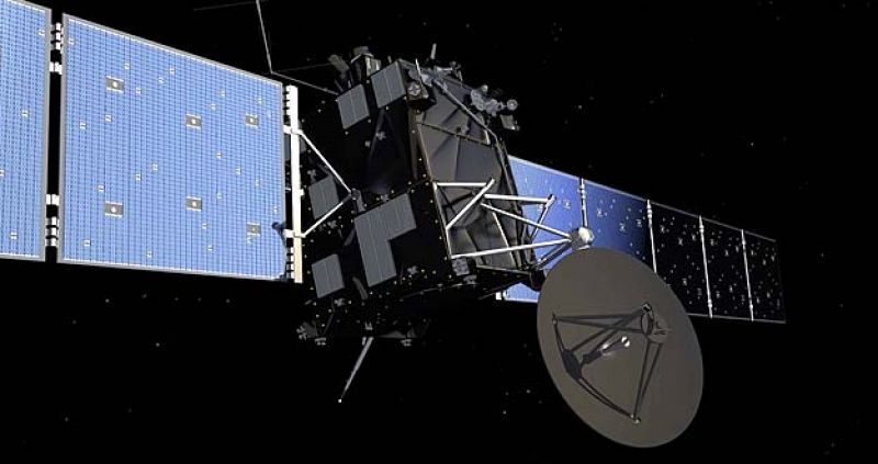 La sonda Rosetta, a punto de despertarse para posarse sobre el cometa 67P en 2014