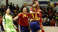 España gana a Portugal y llega a semifinales como primera de grupo