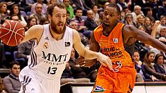 El Valencia Basket obliga al Real Madrid a sufrir para hacer historia
