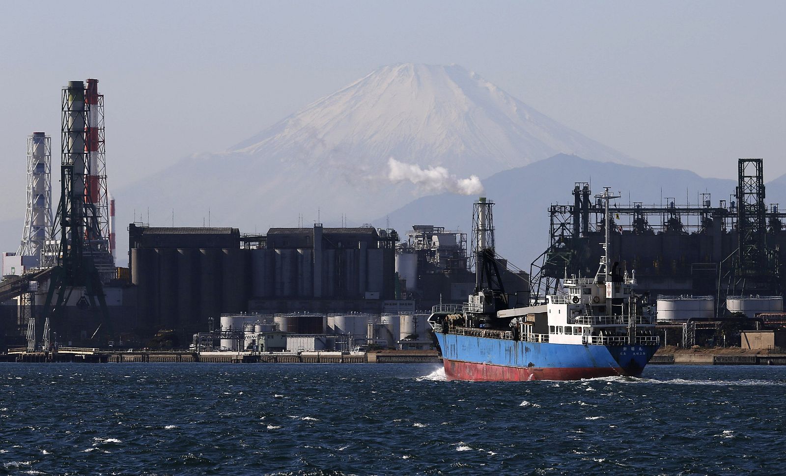 Zona industrial de Kawasaki, al sur de Tokio