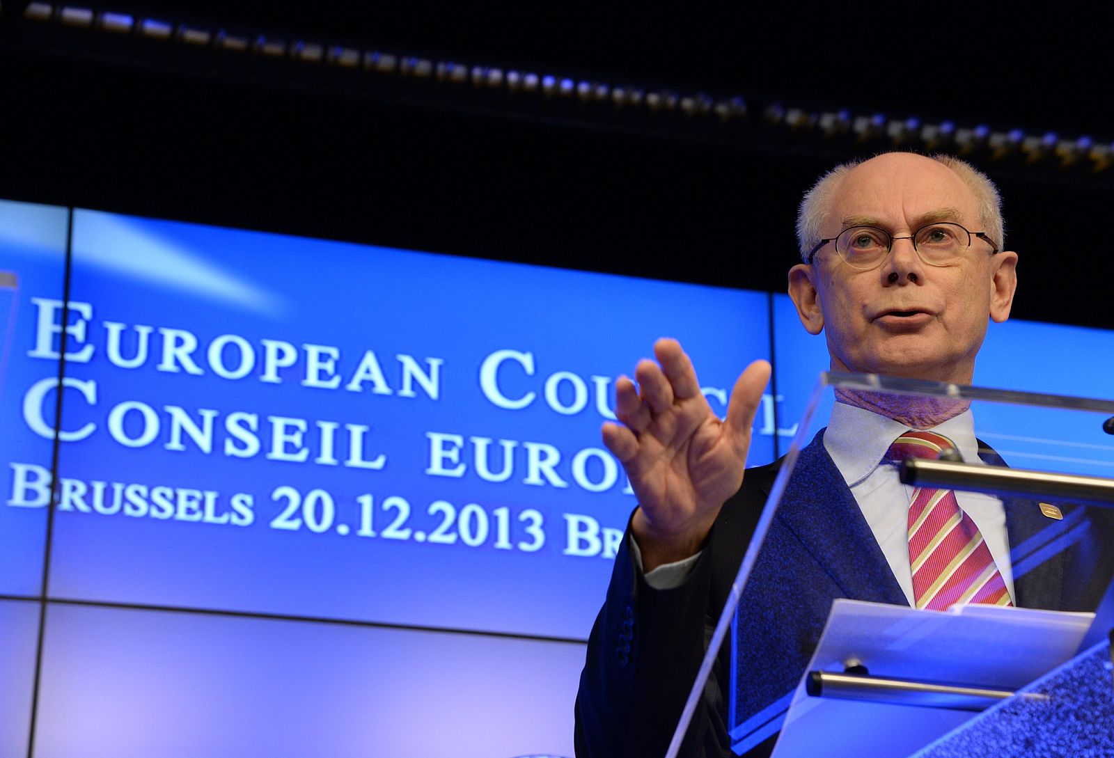 El presidente del Consejo Europeo, Herman Van Rompuy