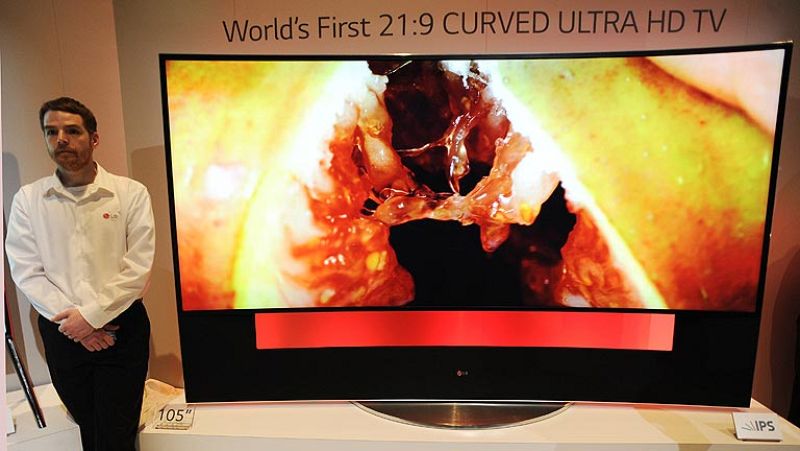 Las pantallas curvas, gran apuesta del CES de Las Vegas 2014