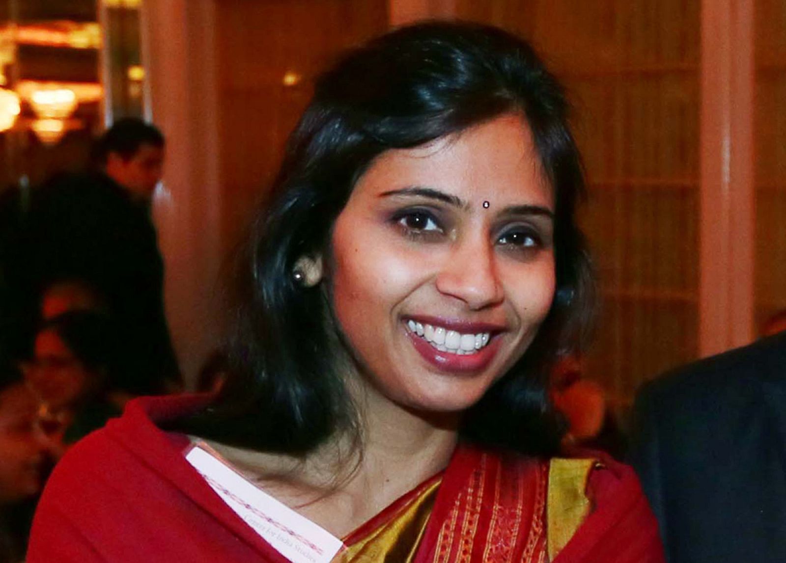 File photo of Devyani Khobragade attending the India Studies Stony Brook University fundraiser event in Long Island New York