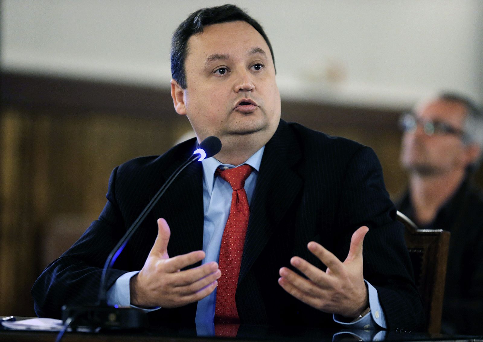 El empresario Augusto Cesar Tauroni, en la vista del TSJ de la Comunidad Valenciana.