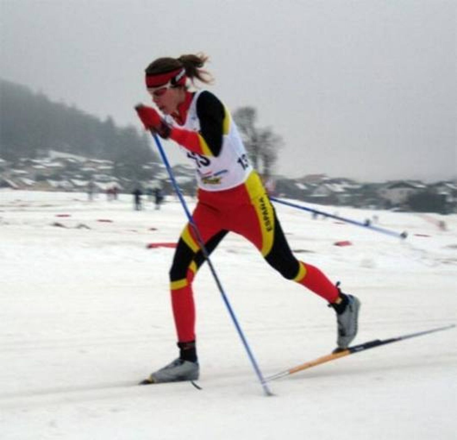 La esquiadora de fondo Laura Orgué
