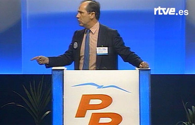 Un congreso optimista en el que el PP se veía ya en la Moncloa con un Aznar que confirma su liderazgo