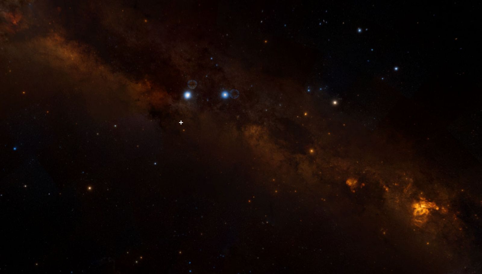 Imagen del cielo visible en la web Personal Space.