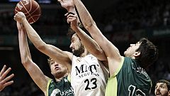 El Real Madrid bate al Unicaja con exhibición de triples de Llull