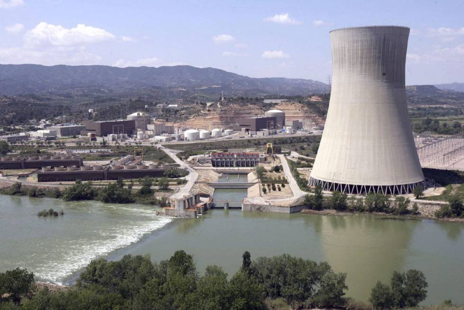 La central nuclear de Ascó, en Tarragona