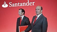 El Banco Santander ganó un 90% más en 2013, aunque en España su beneficio cayó un 45%