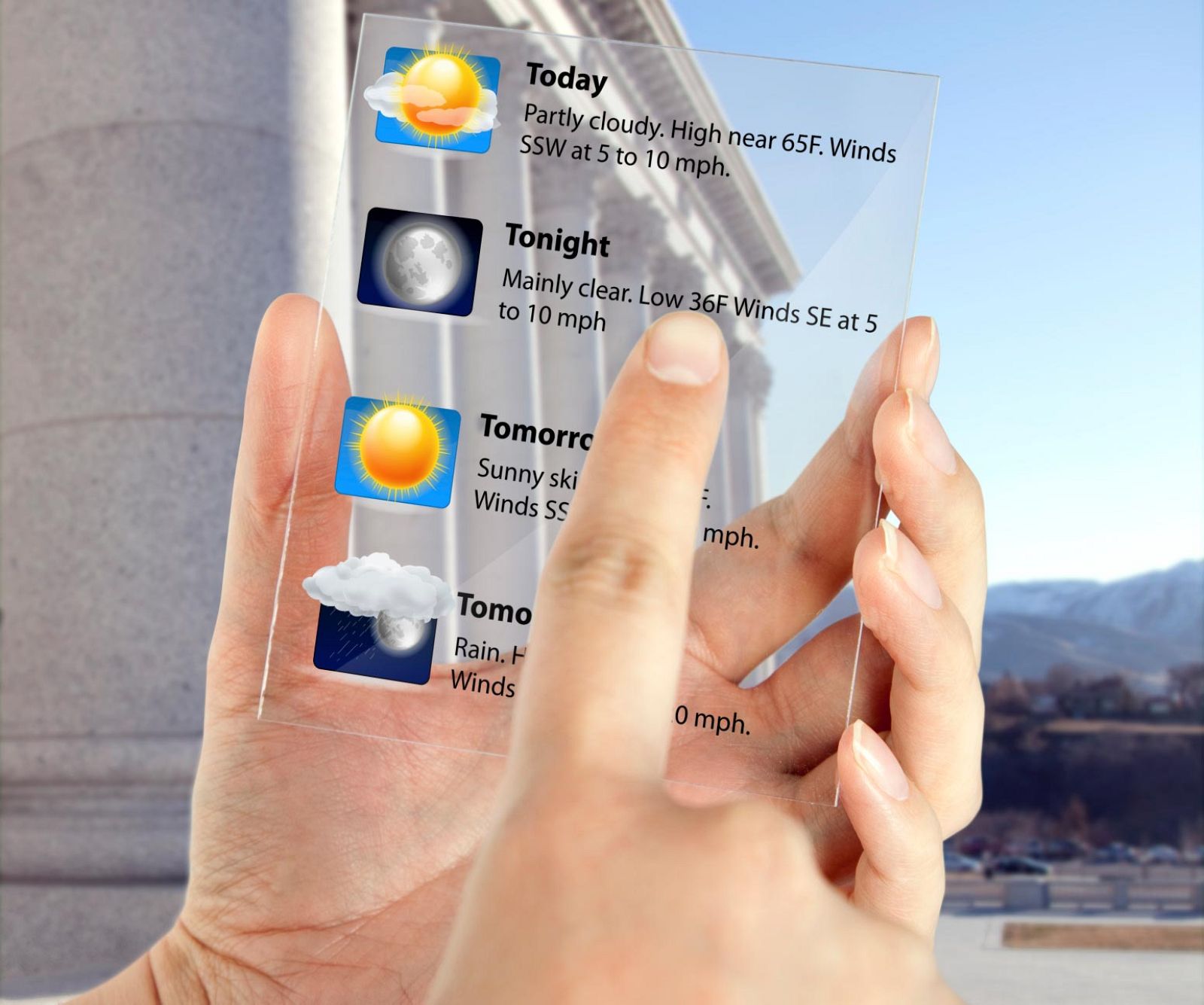 Miles de teléfonos que hacen uso de la aplicación envían información de la temperatura.