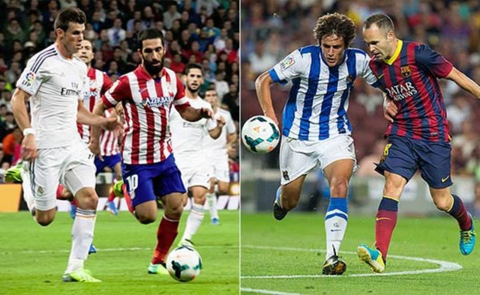 El Atlético visita el Bernabéu y la Real el Camp Nou.