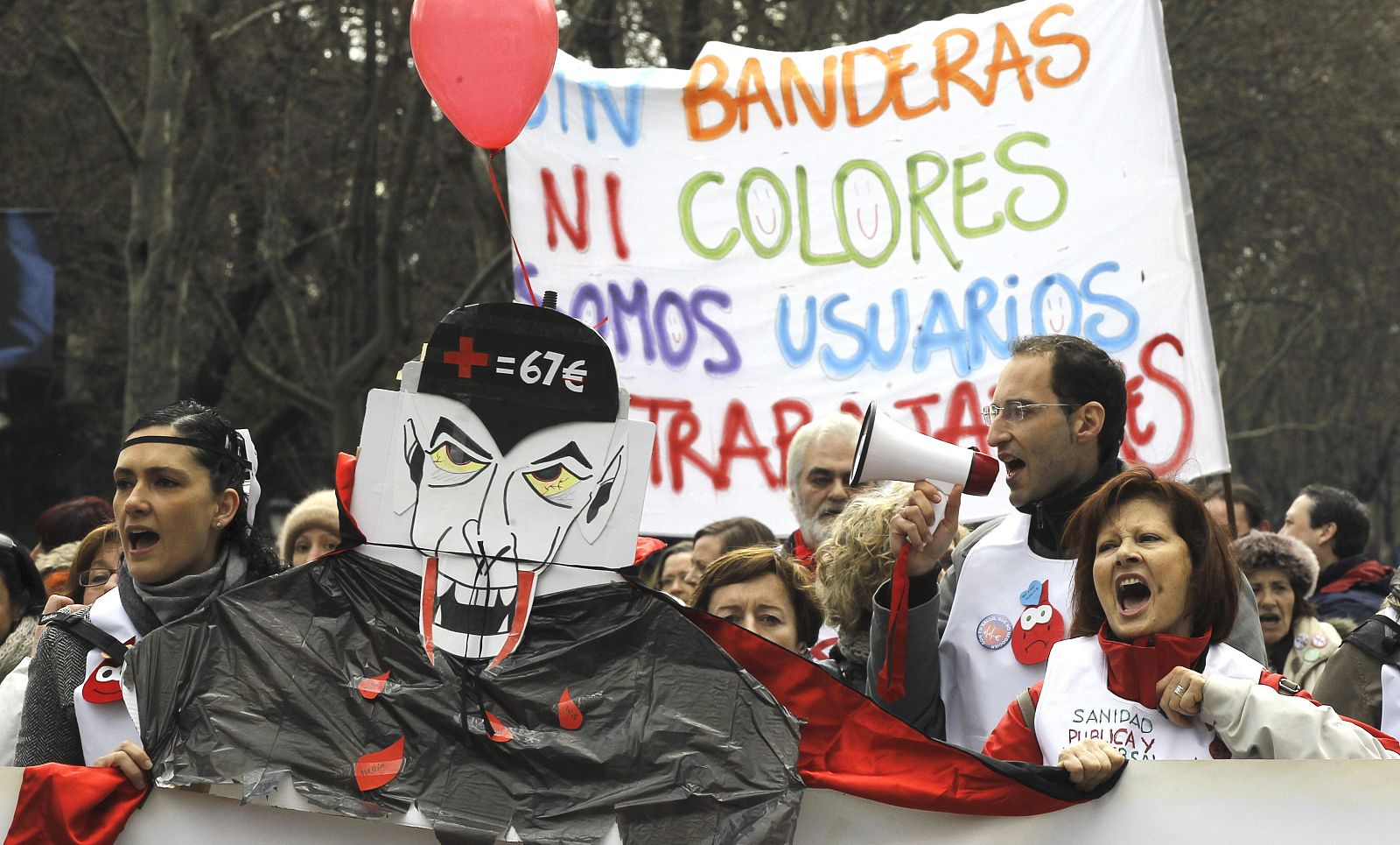 'Marea blanca' en Madrid