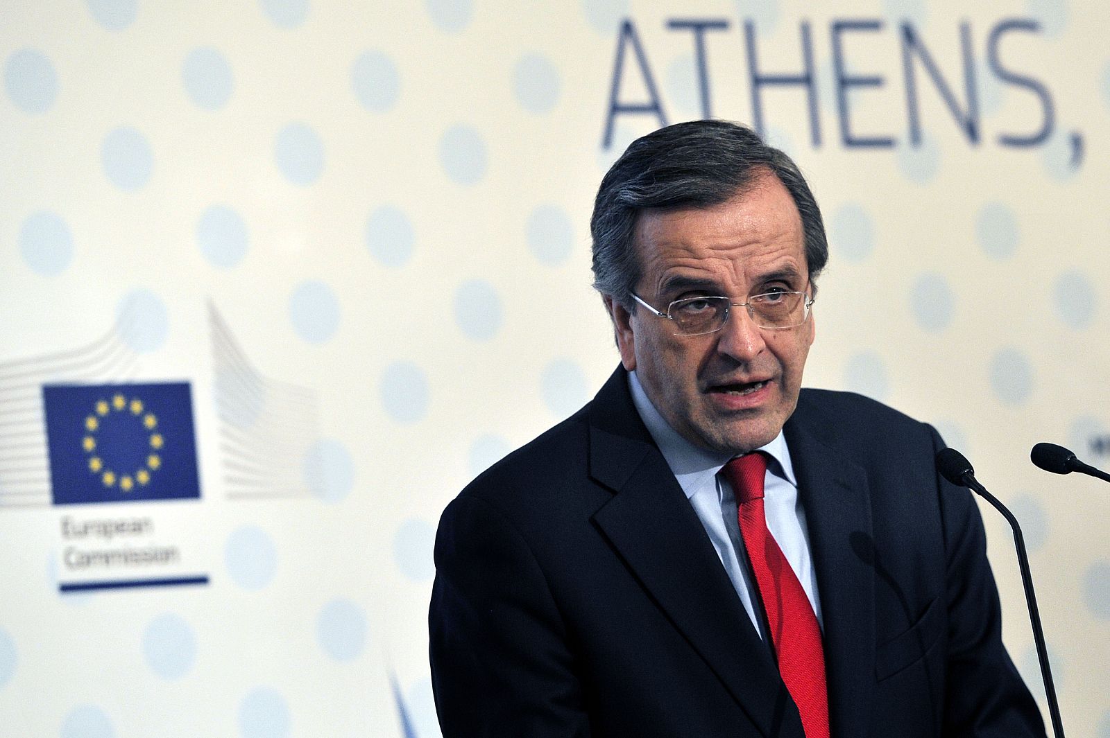 El primer ministro griego, Antonis Samaras