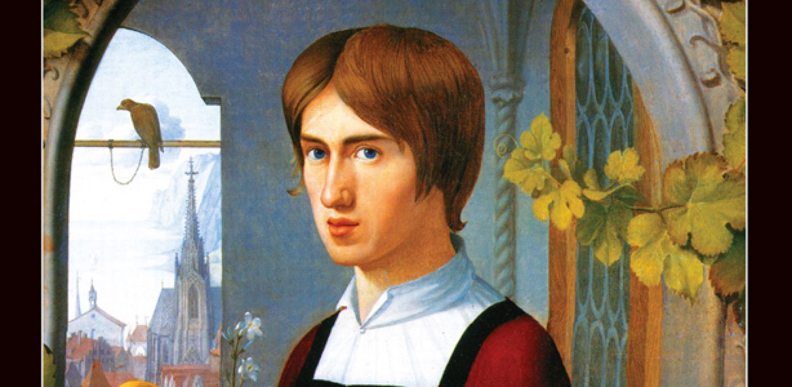 Fragmento de la portada de 'La flor azul', editado por Impedimenta