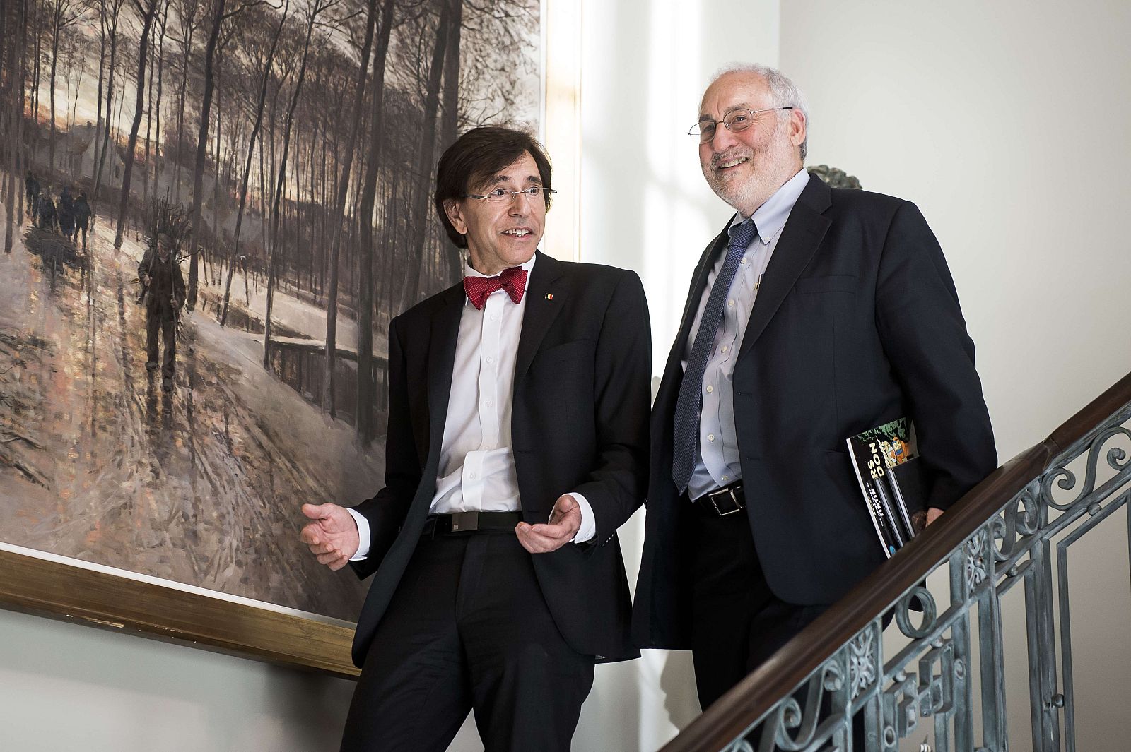 El Nobel de Economía Joseph Stiglitz, en Bruselas