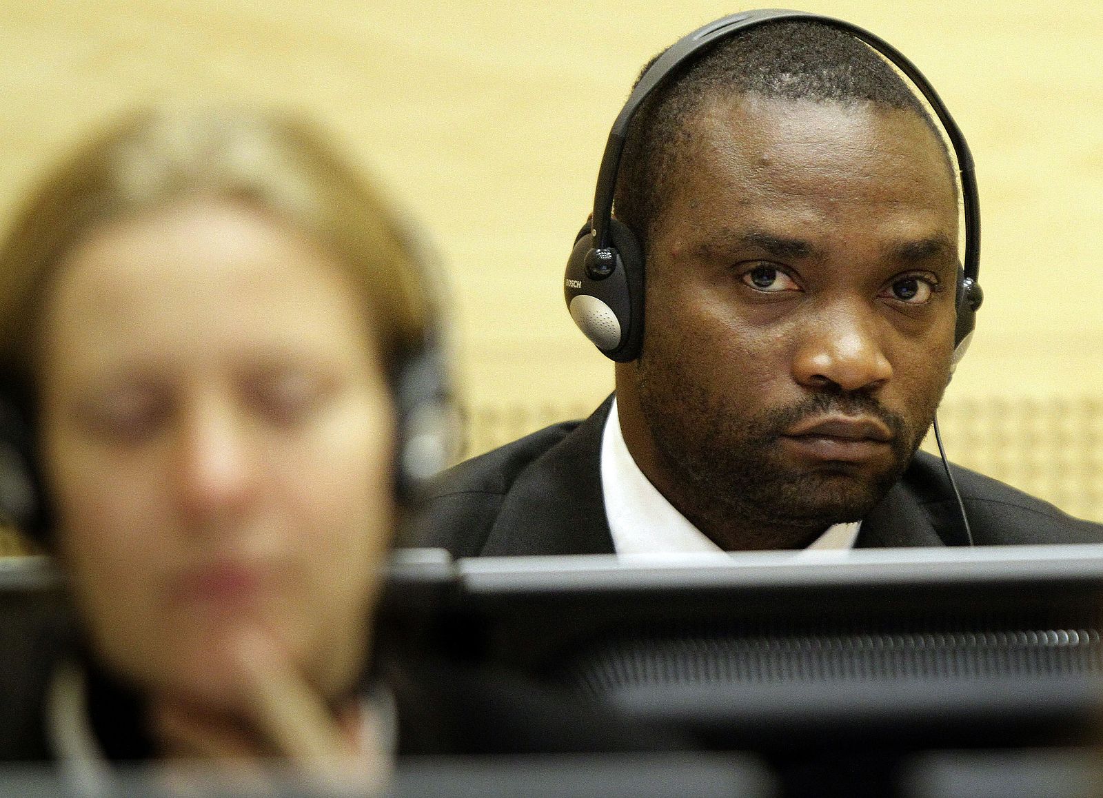 El exlíder militar congolés Germain Katanga en la Corte Penal Internacional en una foto de 2009