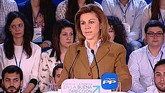 Cospedal sobre las europeas: "Nos jugamos que todos los esfuerzos merezcan la pena"