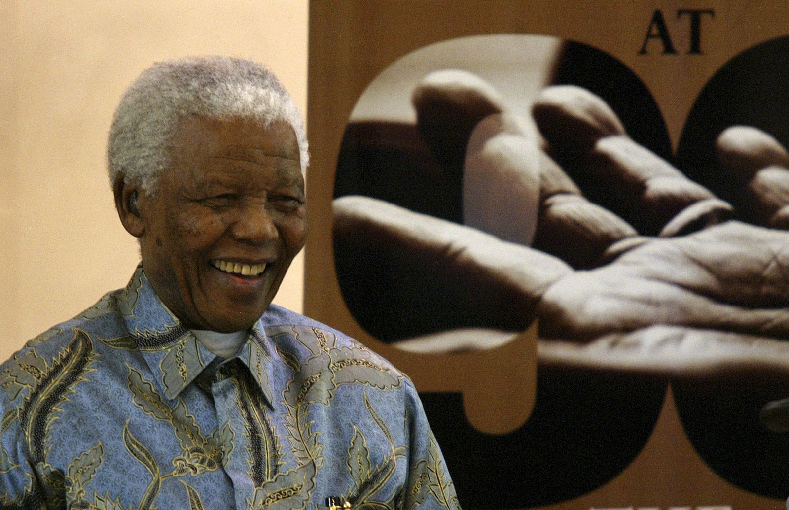 El ex presidente sudafricano, Nelson Mandela