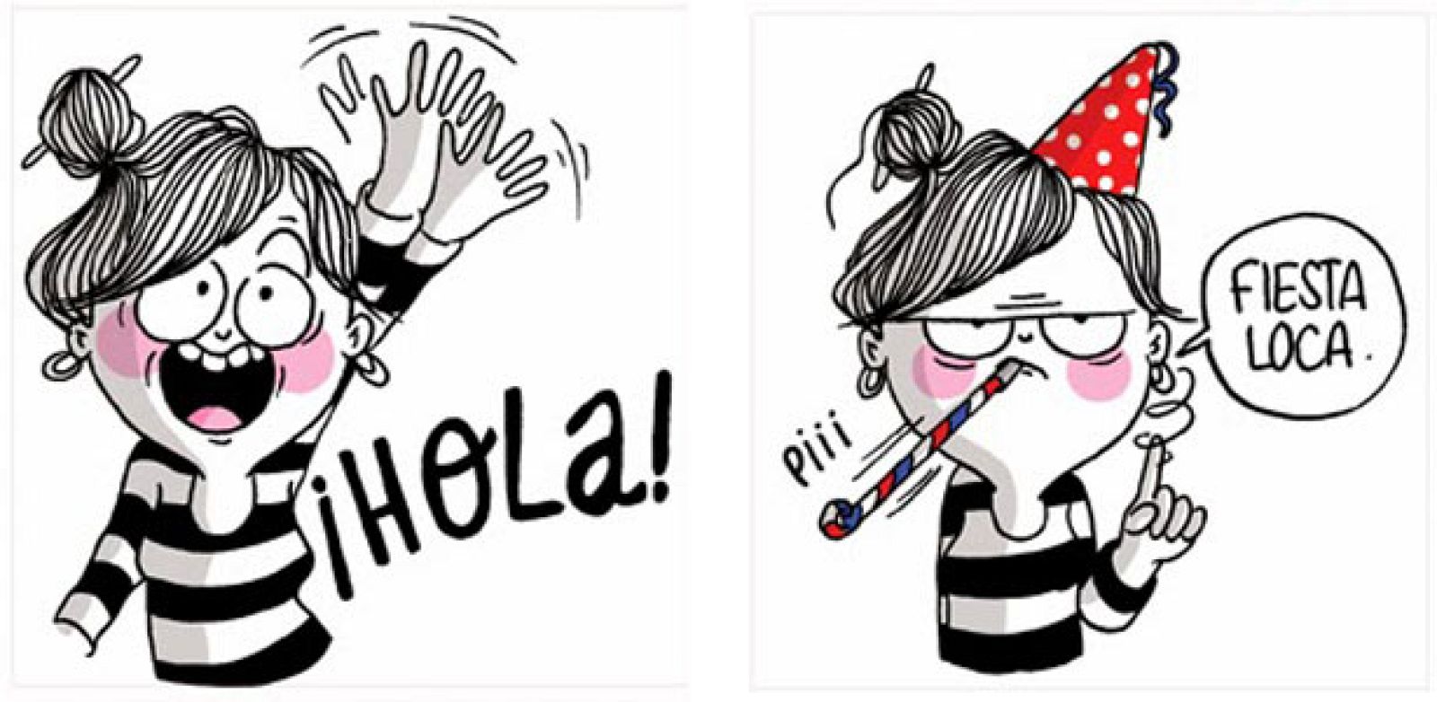 Viñetas de 'Diario de una volátil', de Agustina Guerrero'