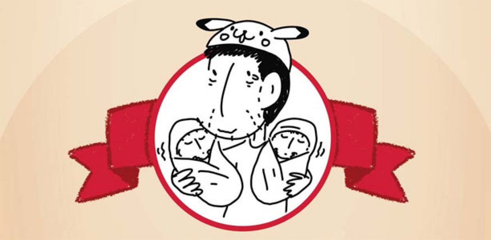 Andrés Palomino y los mellizos,  Martín y Gonzalo