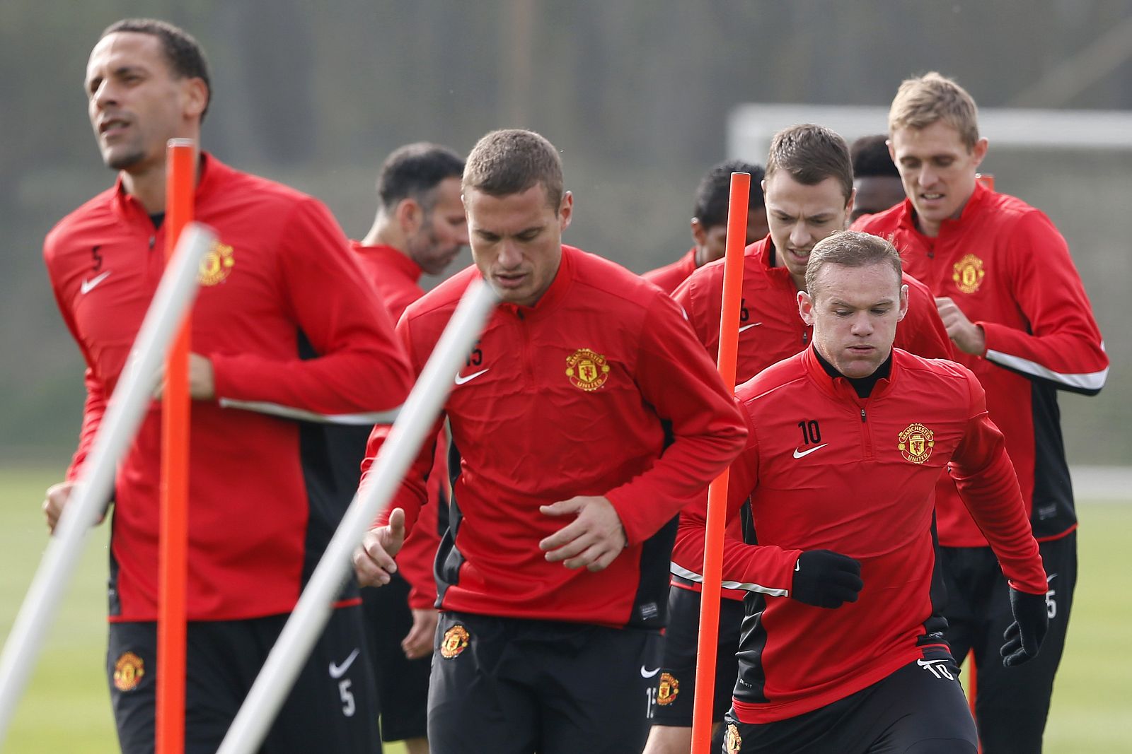 Entrenamiento del Manchester United