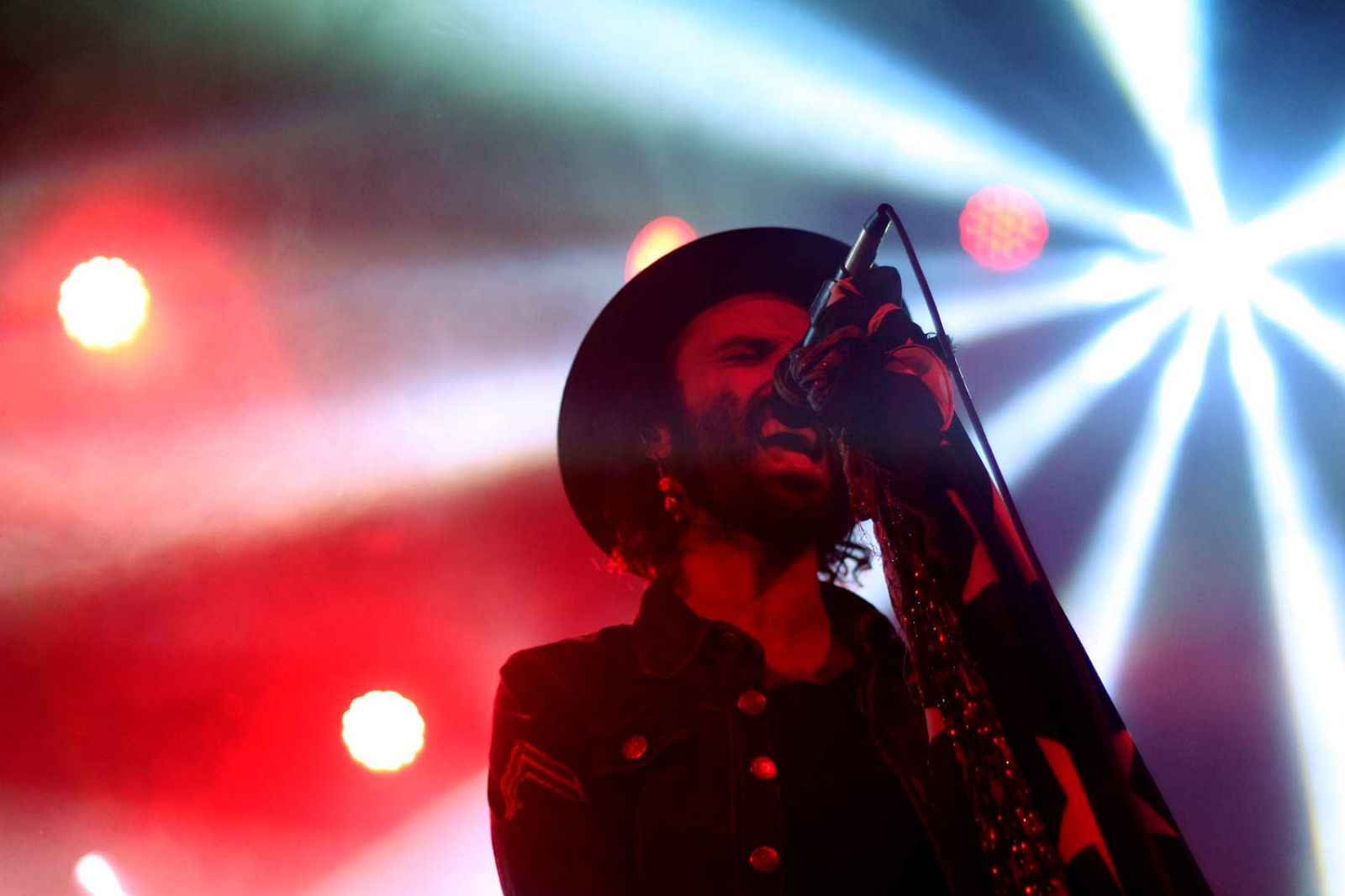 Leiva en la gira de presentación de su nuevo disco, 'Pólvora', a su paso por Madrid.