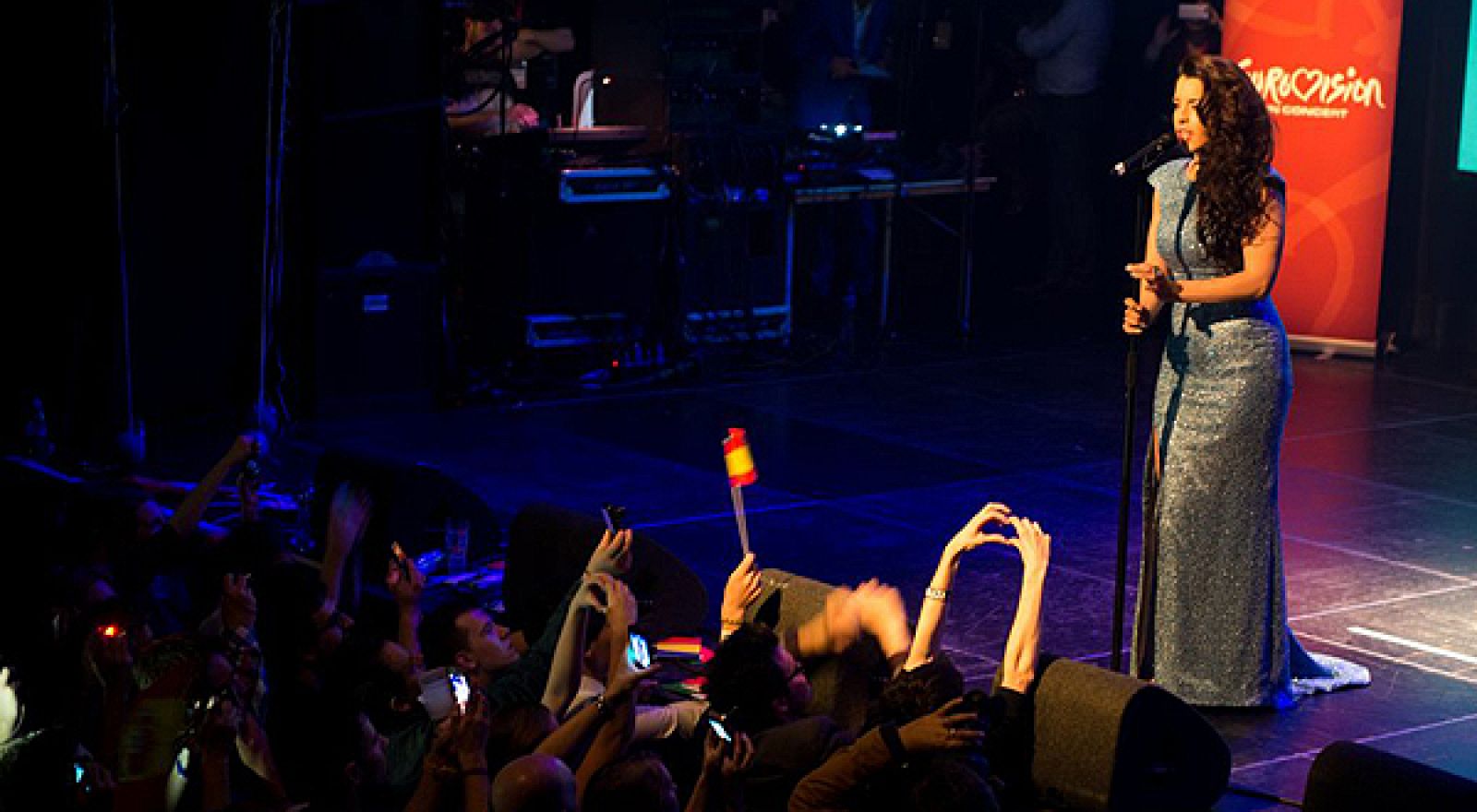Ruth Lorenzo durante su actuación en Amsterdam el sábado.