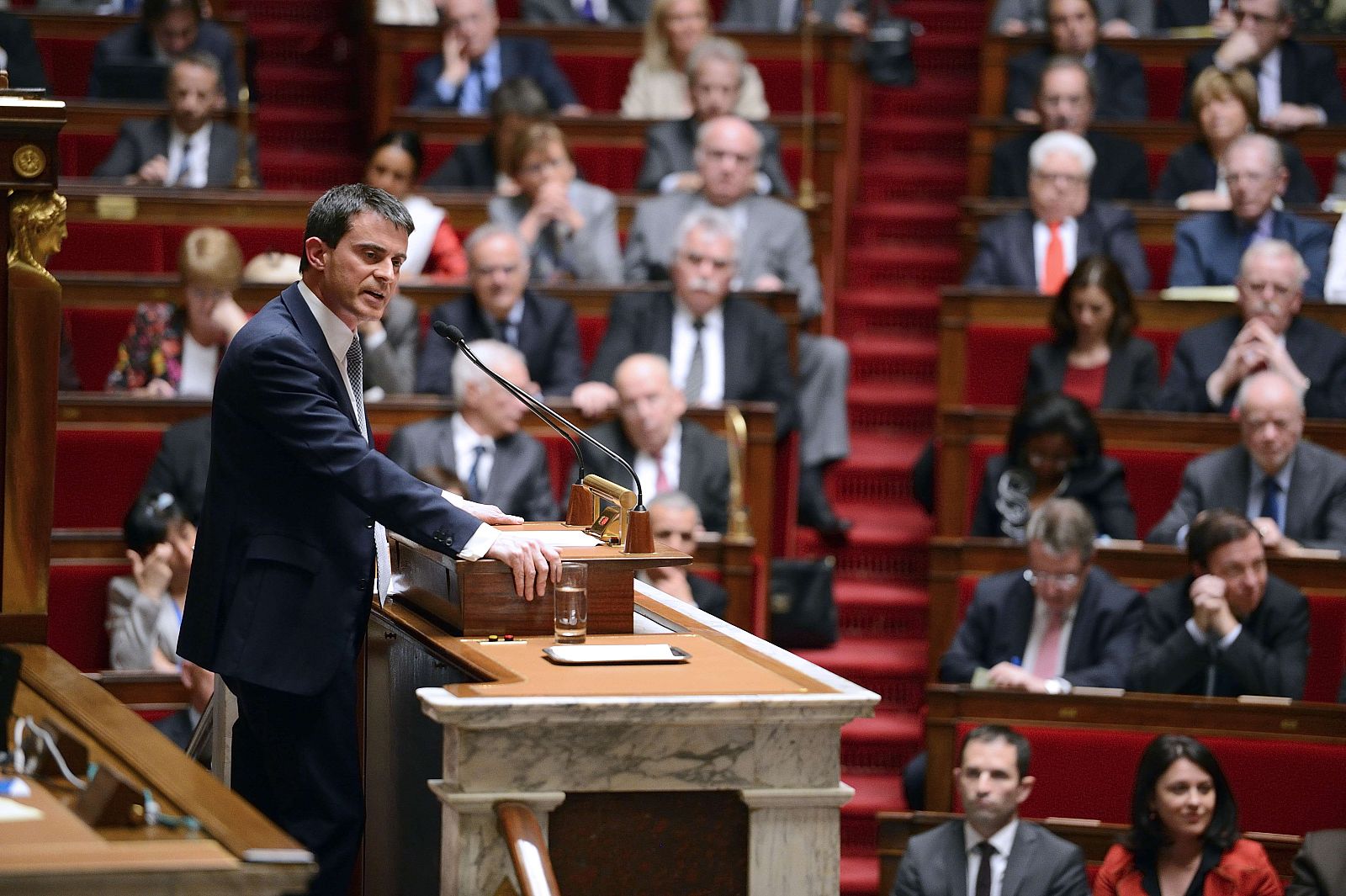 Manuel Valls, ante la Asamblea Nacional francesa