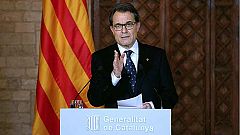 Mas ve "miedo" a que el pueblo catalán hable en las urnas y dice que "no es un punto y final"