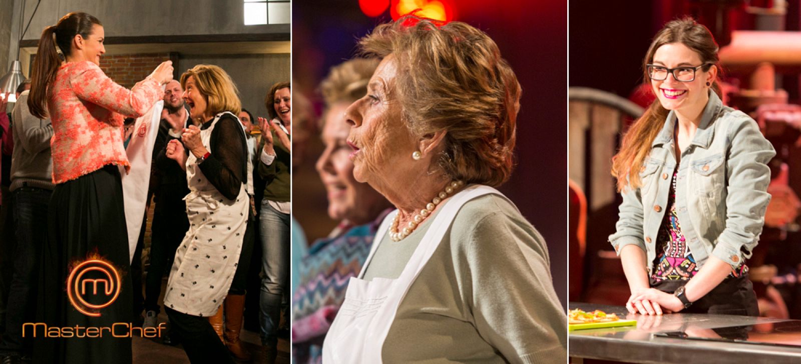 Churra y Almudena, dos chefas de oro, y Celia, la vegana.