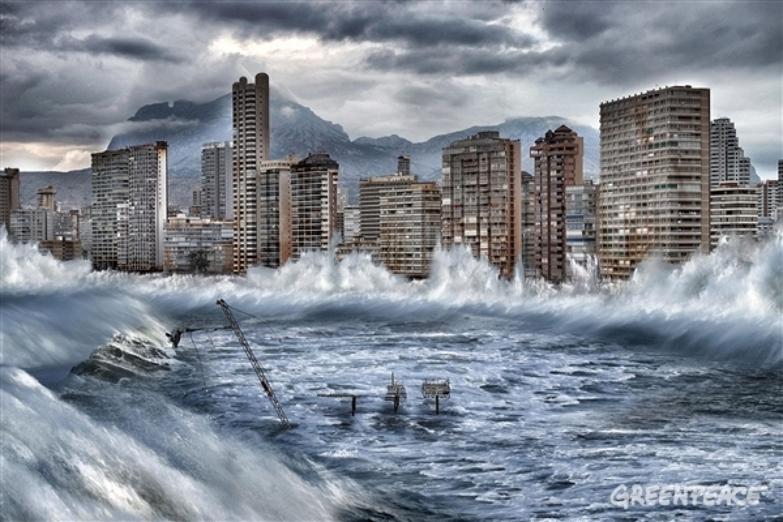 Benidorm afectado por el cambio climático