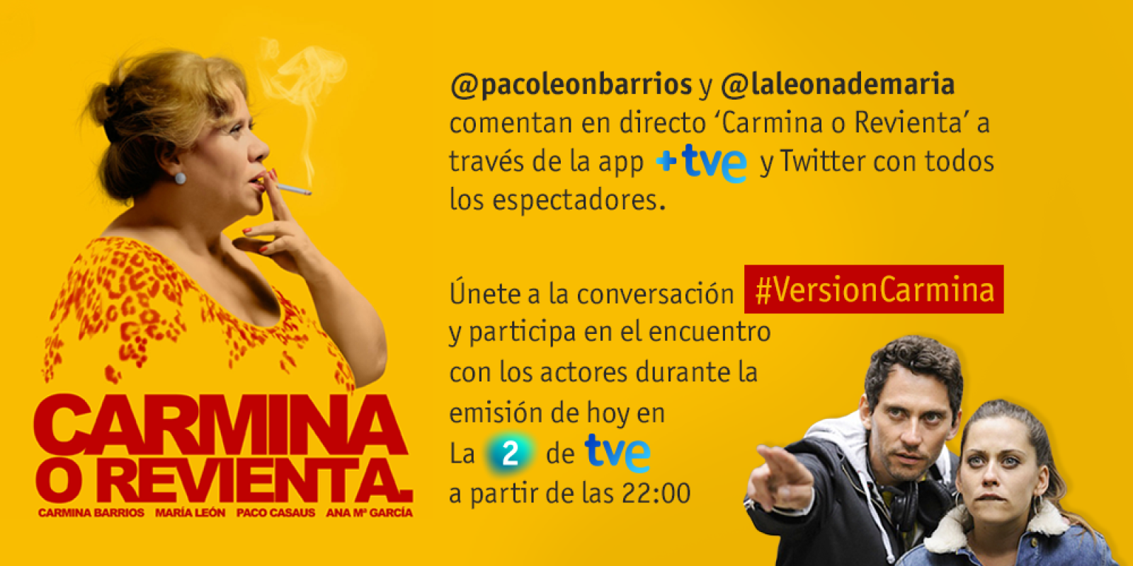 Paco León y María León comentan 'Carmina o revienta'